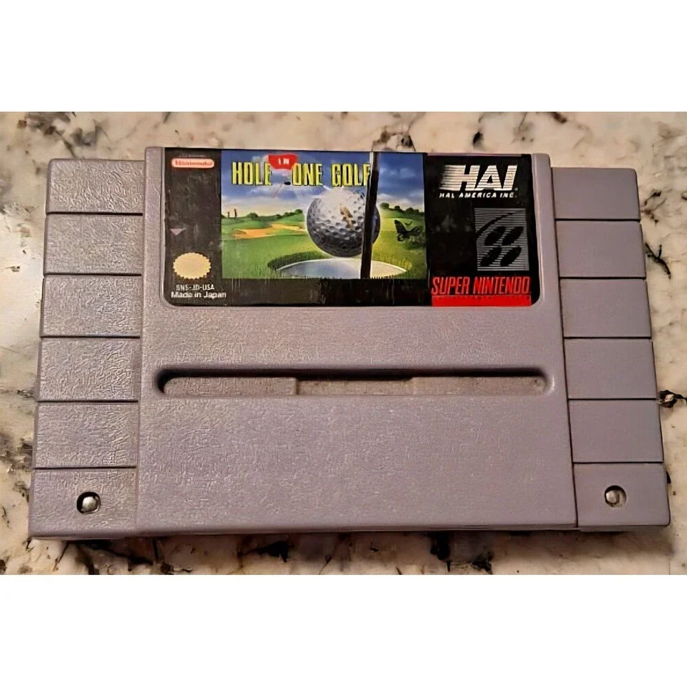Hal's Hole in One Golf (Super Nintendo Entertainment System, 1991),FAST SHIPPING